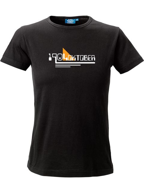 T-shirt Dam, Svart - 1904 Oktober